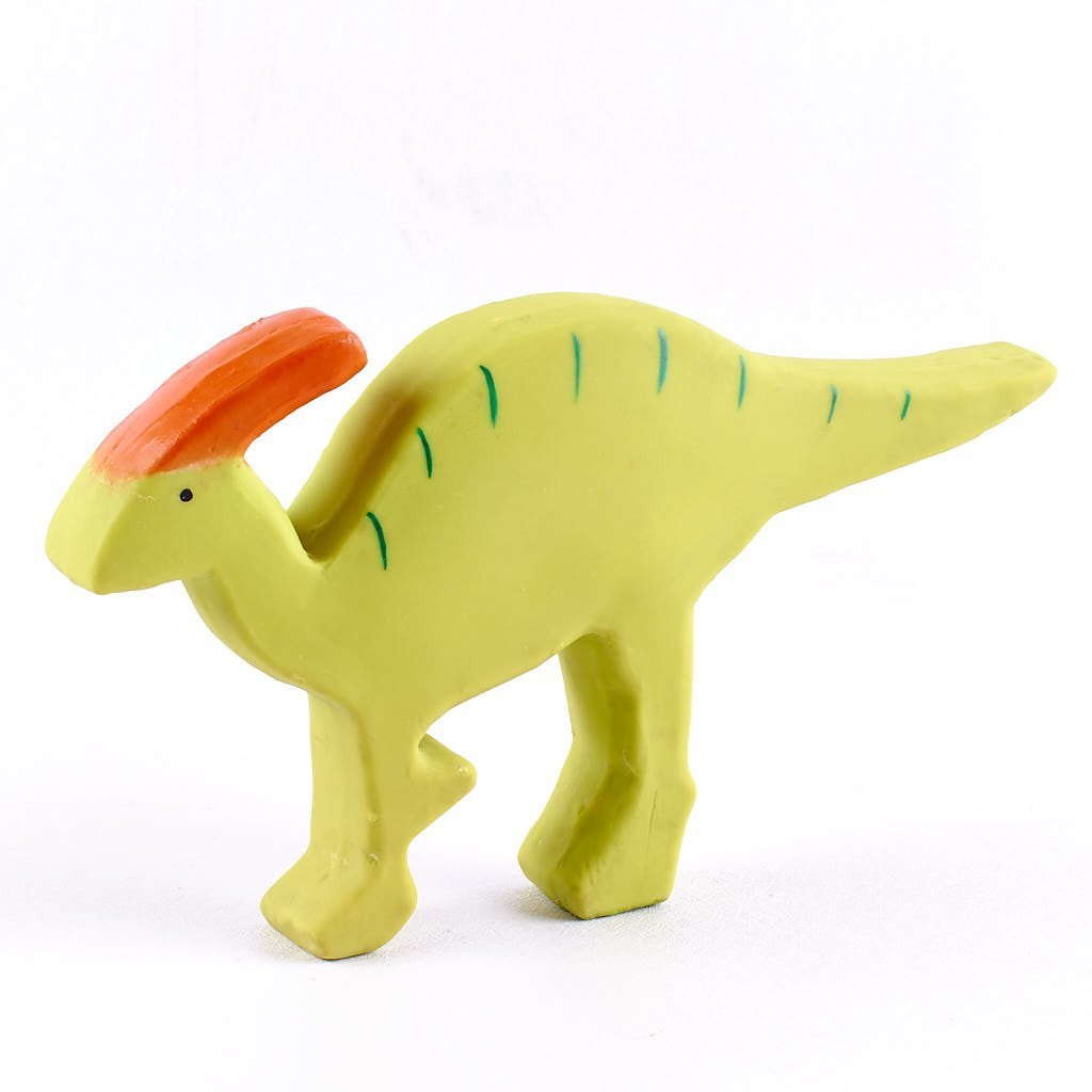 Baby Parasaurolophus (Para) Organic Natural Rubber Toy - Tikiri Toys Sri Lanka