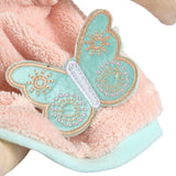 Pia - Lt. Brown Hair in Peach & Blue Dress