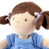 Pari - Brown Hair with Blue & Purple Dress