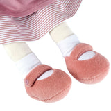 Brook - Brown Hair With Pink Dress