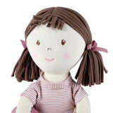 Brook - Brown Hair With Pink Dress