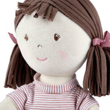 Brook - Brown Hair With Pink Dress