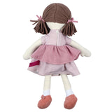 Brook - Brown Hair With Pink Dress