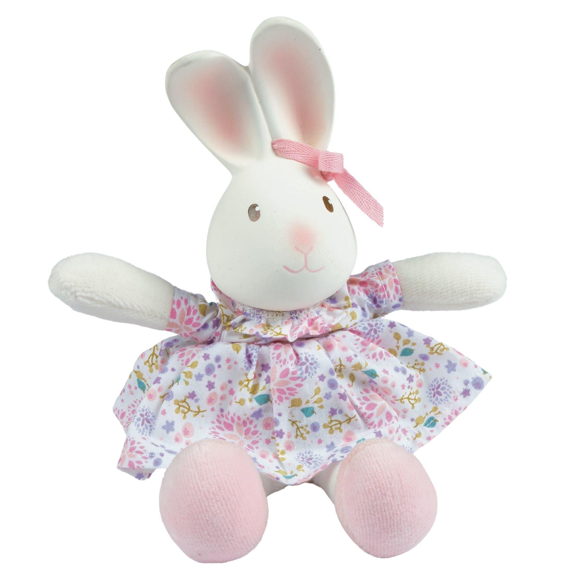 Havah the Bunny - Mini Organic Rubber Head Plush Toy – Tikiri Toys Sri ...