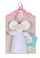 Meiya the Mouse Soft Squeaker and Teether With Organic Natural Rubber Head