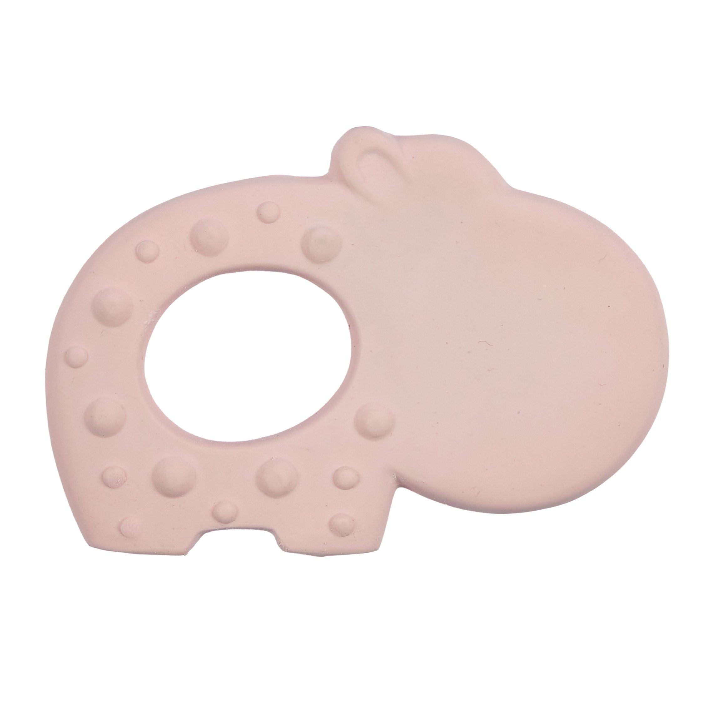 Hippo - Organic Natural Rubber Teether - Tikiri Toys Sri Lanka