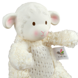 Bahbah the Lamb Baby Soft Toy with Organic Natural Rubber Teether Head