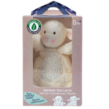 Bahbah the Lamb Baby Soft Toy with Organic Natural Rubber Teether Head