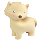 My First Arctic Fox -Organic Natural Rubber Teether, Baby Rattle & Bath Toy