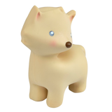 My First Arctic Fox -Organic Natural Rubber Teether, Baby Rattle & Bath Toy