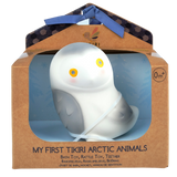 My First Arctic Snow Owl Organic Teether, Rattle & Bath Toy