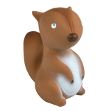 Arctic Squirrel Organic Natural Rubber Teether, Rattle & Bath Toy