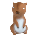 Arctic Squirrel Organic Natural Rubber Teether, Rattle & Bath Toy