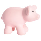 Pig -Organic Natural Rubber Rattle. Teether & Bath Toy