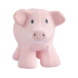 Pig -Organic Natural Rubber Rattle. Teether & Bath Toy