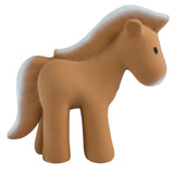 Horse - Organic Natural Rubber Rattle, Teether & Bath Toy