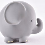 Elephant - Organic Natural Rubber Rattle, Teether & Bath Toy