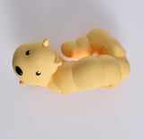 Caterpillar Natural Rubber Teether, Rattle & Bath Toy