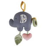 Organic Elephant Baby Vibrator Toy and Elephant Rattle Set