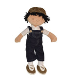 Joe - Blue Dungaree With Grey Hat - Tikiri Toys