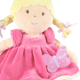 Ria - Blonde Hair with Pink & White Dress