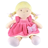 Ria - Blonde Hair with Pink & White Dress