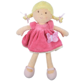 Ria - Blonde Hair with Pink & White Dress