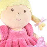 Ria - Blonde Hair with Pink & White Dress