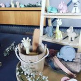 Giraffe - Organic Natural Rubber Rattle, Teether & Bath Toy