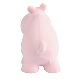 Hippo - Organic Natural Rubber Rattle, Teether & Bath Toy