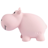 Hippo - Organic Natural Rubber Rattle, Teether & Bath Toy