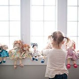 Emmy Lu - Orange Hair in Pink Print Dress