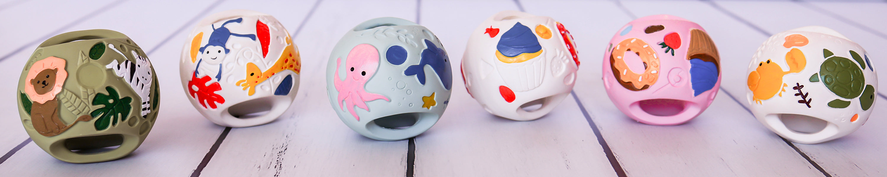 Organic Rubber Grabbing Balls