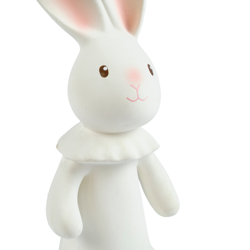 Havah the Bunny Organic Natural Rubber Squeaker Toy - Tikiri Toys Sri Lanka