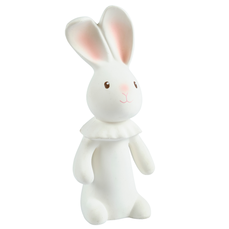 Havah the Bunny Organic Natural Rubber Squeaker Toy - Tikiri Toys Sri Lanka