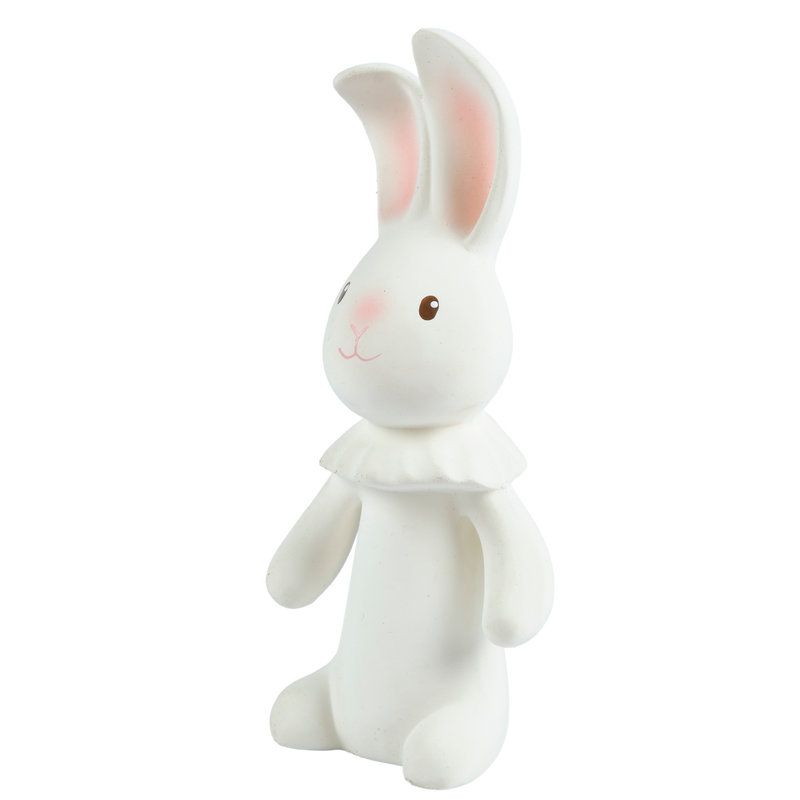 Havah the Bunny Organic Natural Rubber Squeaker Toy - Tikiri Toys Sri Lanka