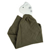 Zebra Comforter Cypress Green Muslin with Organic Natural Rubber Teether - Tikiri Toys Sri Lanka