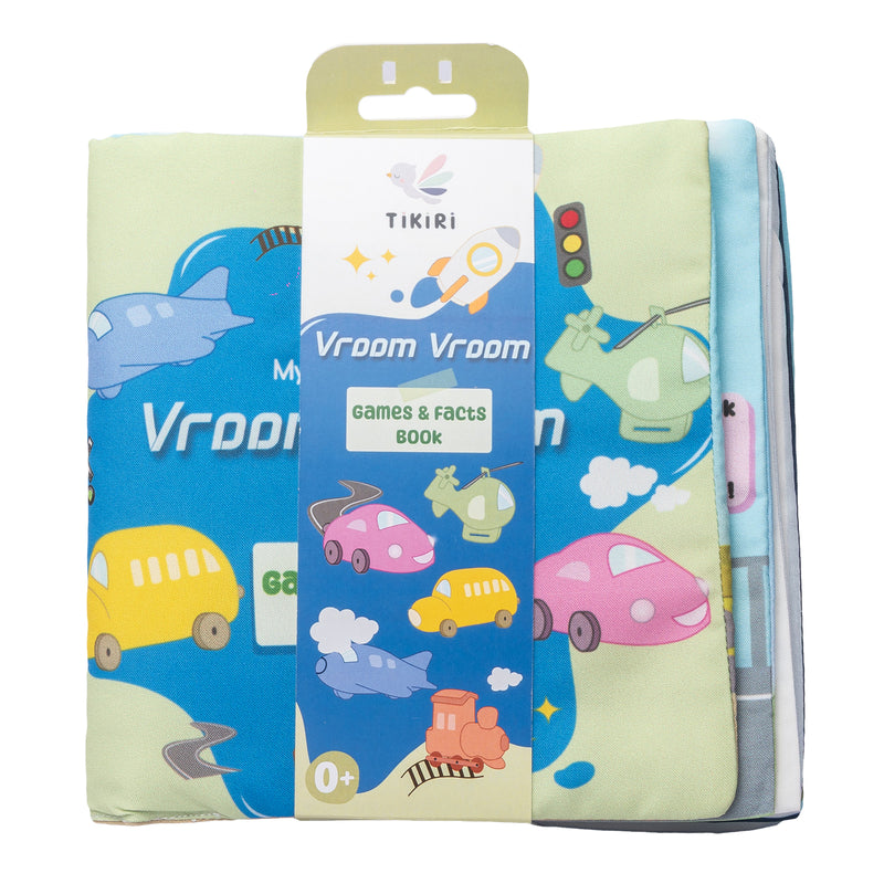 Vroom Vroom Games and Facts Book