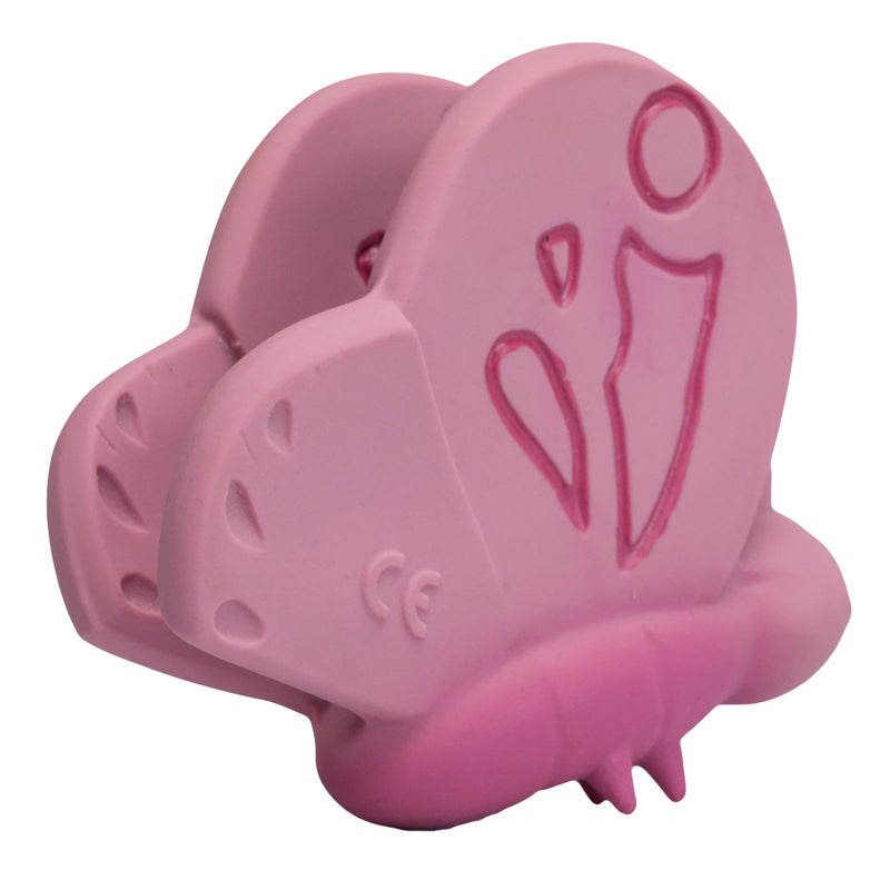 Butterfly Natural Rubber Teether, Rattle & Bath Toy - Tikiri Toys Sri Lanka