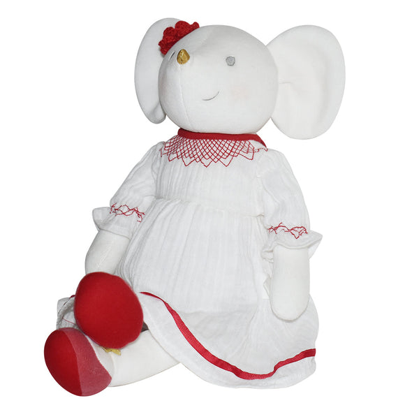 Meiya the Mouse with White Muslin Outfit