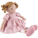 Amelia Lt. Brown Hair Doll in Pink Linen Dress with Display Box