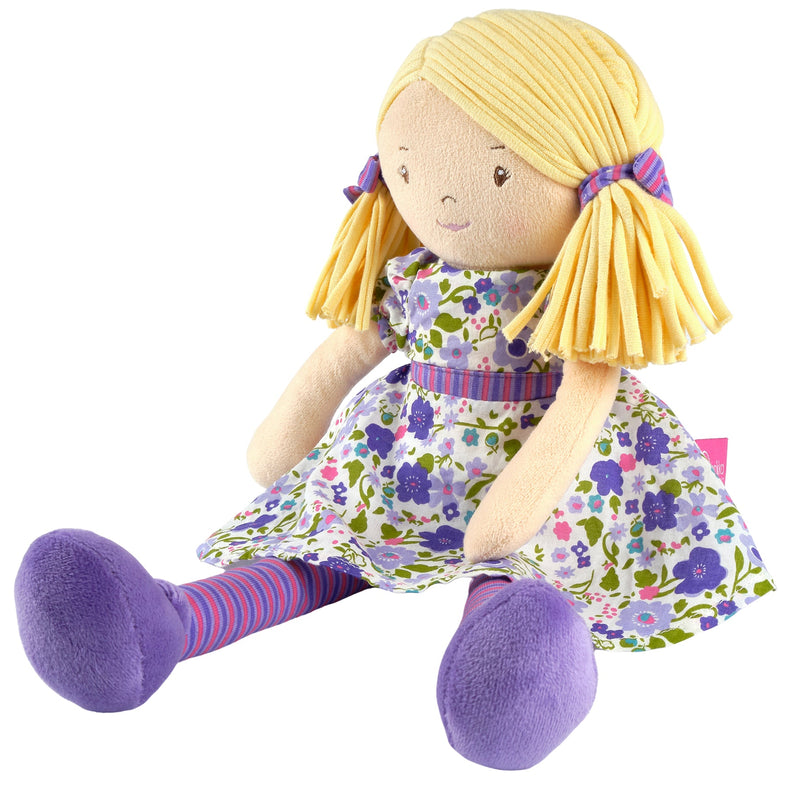 Peggy - Blonde Hair with Lilac & Pink Dress