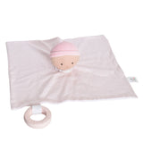 Cherub Baby Comforter with Rubber Teether -Pink