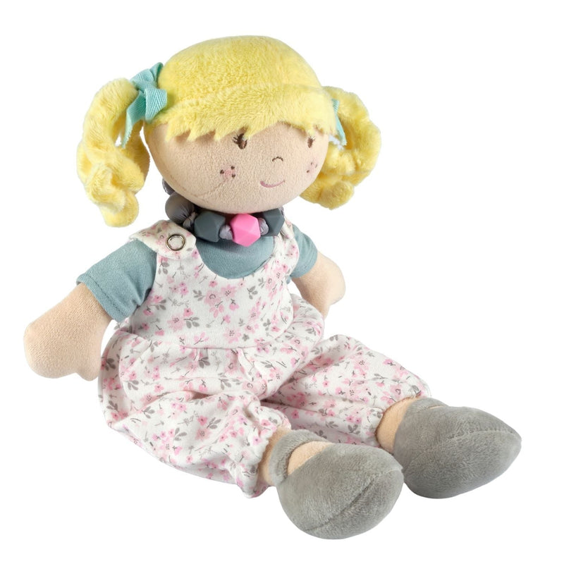 Lucy with Friendship Bracelet in Flower Printed Outfit
