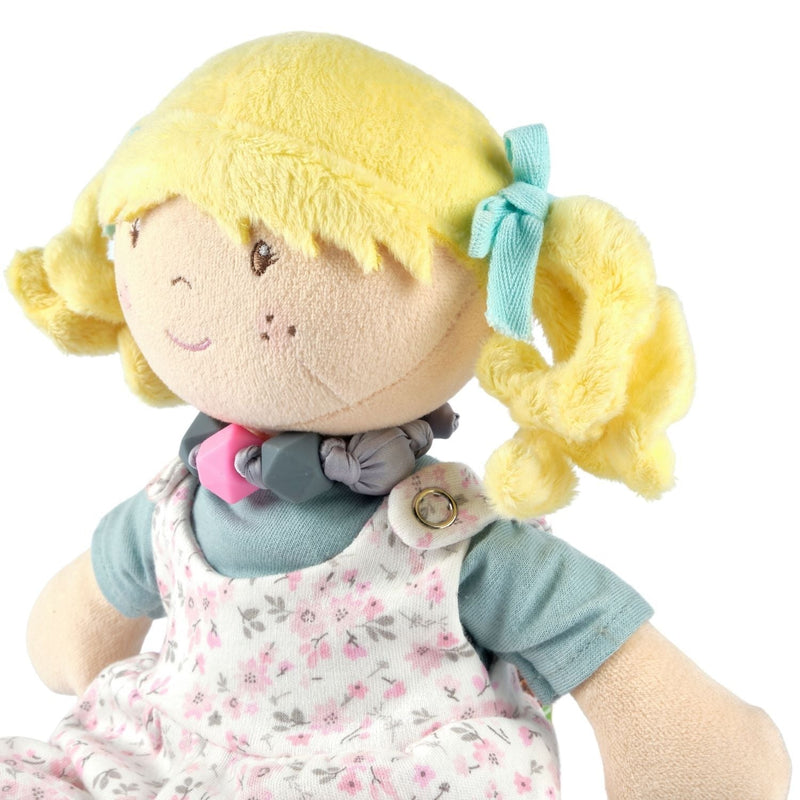 Lucy with Friendship Bracelet in Flower Printed Outfit