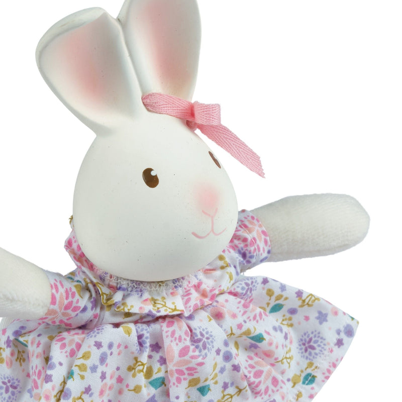 Havah  the  Bunny  - Mini Organic Rubber Head  Plush  Toy