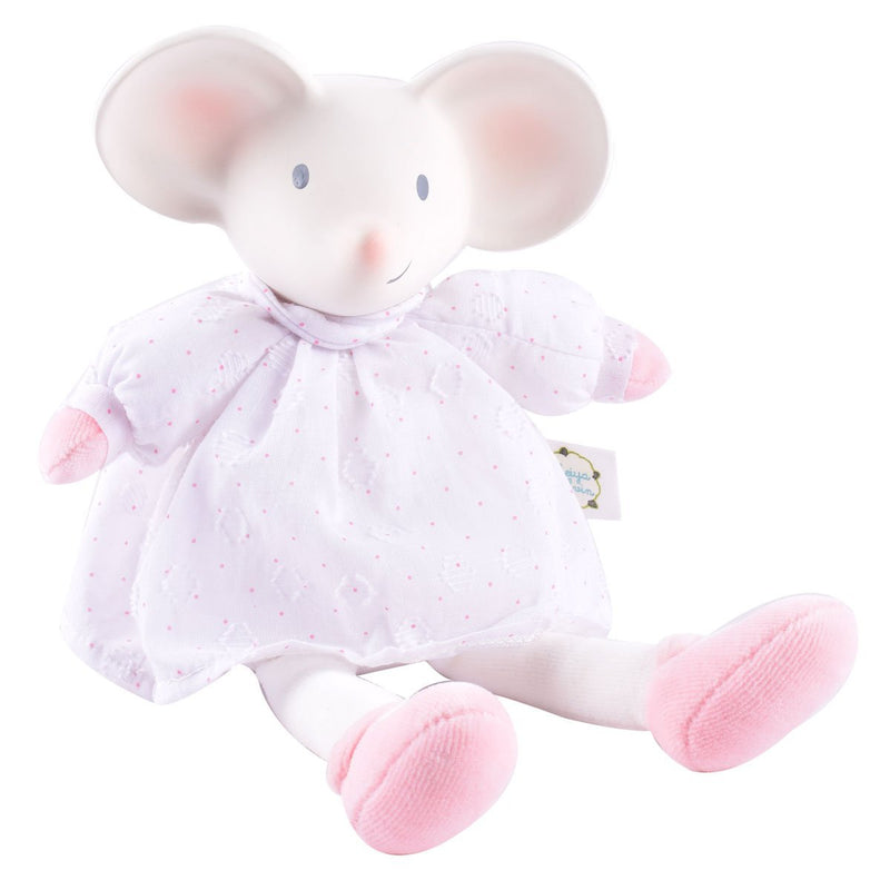Meiya the Mouse -Organic Natural  Rubber Head Toy