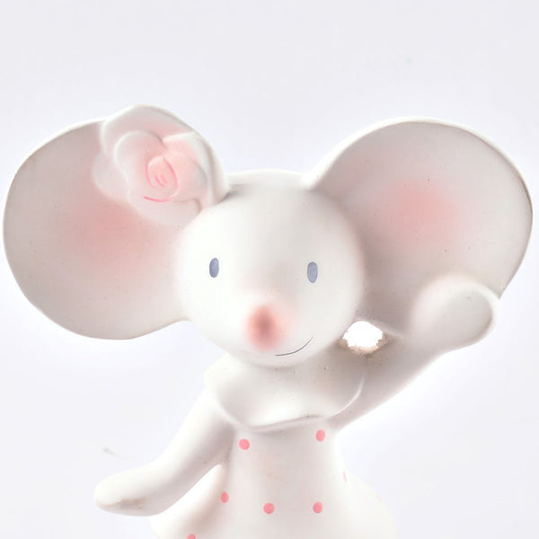 Meiya the Mouse - Organic Natural Rubber Squeaker Toy