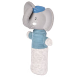 Alvin the Elephant - Soft Squeaker and Teether Toy with Organic Natural Rubber Head