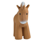 Horse - Organic Natural Rubber Rattle, Teether & Bath Toy